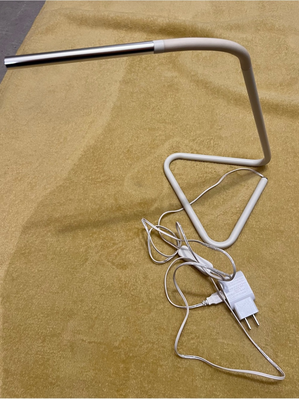 IKEA LED Adjustable Desk Lamp White/Silver Corded Wall Switch